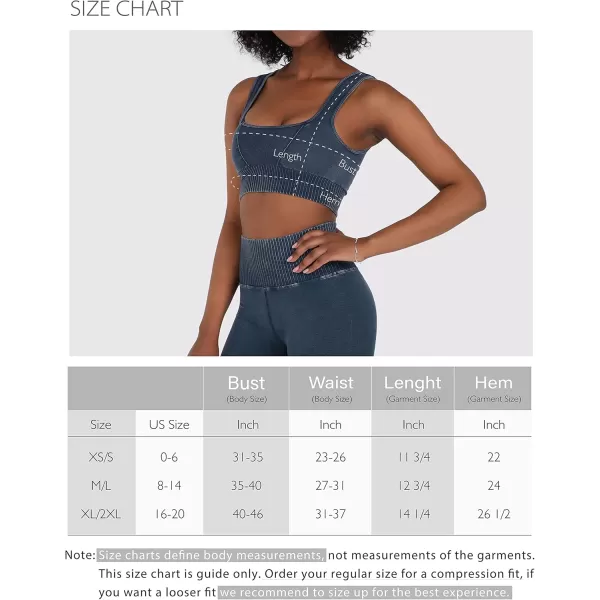 ODODOS Seamless Square Neck Sports Bra for Women Ribbed Crop Tank Casual Low Back Cropped TopsOnyx Black