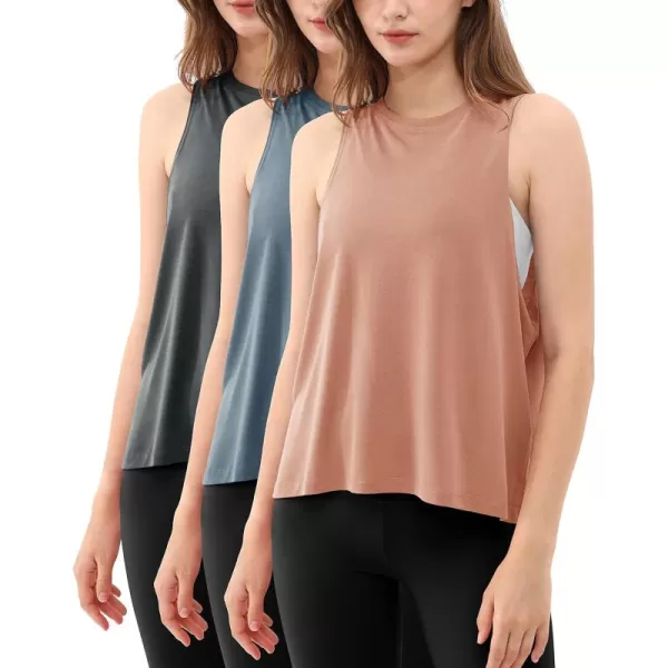 Crepe Pink+dark Blue+dark Grey (Long)