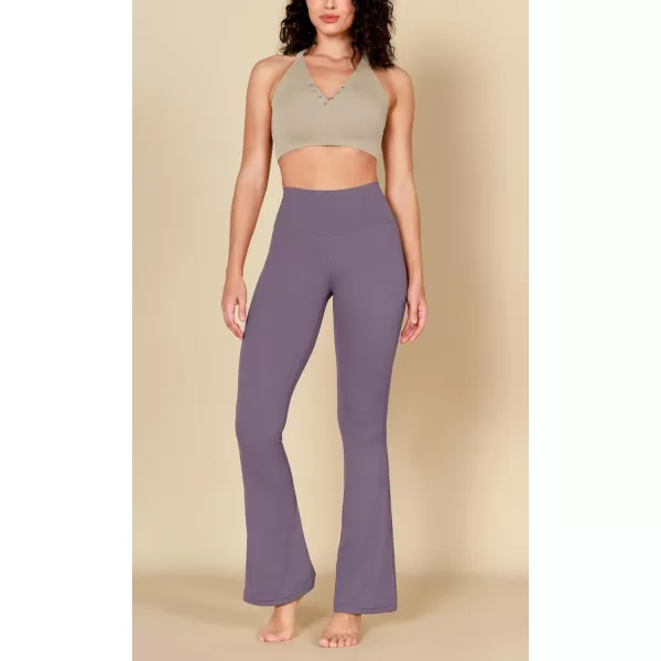 ODODOS Cloud Feeling Flared Yoga Pants with Back Pocket for Women High Waist Casual Bootleg Lounge Pants 30quot32quot InseamAsh Violet