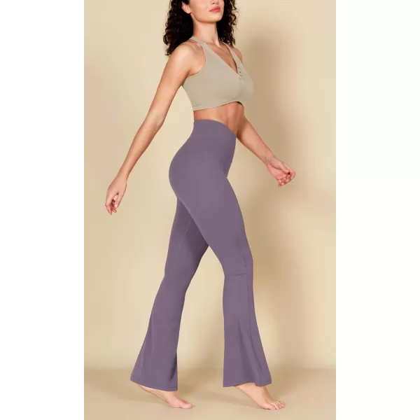 ODODOS Cloud Feeling Flared Yoga Pants with Back Pocket for Women High Waist Casual Bootleg Lounge Pants 30quot32quot InseamAsh Violet