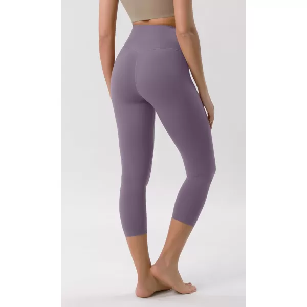 ODODOS ODCLOUD Crossover 78 Leggings with Back Pocket for Women 23quot  25quot  28quot V High Wasit Lounge Yoga PantsAsh Violet