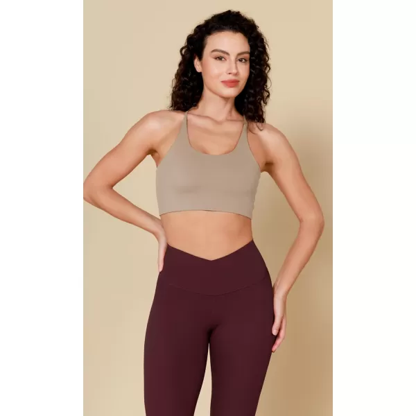 ODODOS ODCLOUD Crossover 78 Leggings with Back Pocket for Women 23quot  25quot  28quot V High Wasit Lounge Yoga PantsBurgundy