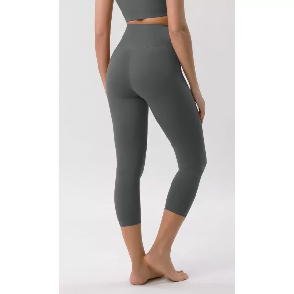 ODODOS ODCLOUD Crossover 78 Leggings with Back Pocket for Women 23quot  25quot  28quot V High Wasit Lounge Yoga PantsCharcoal
