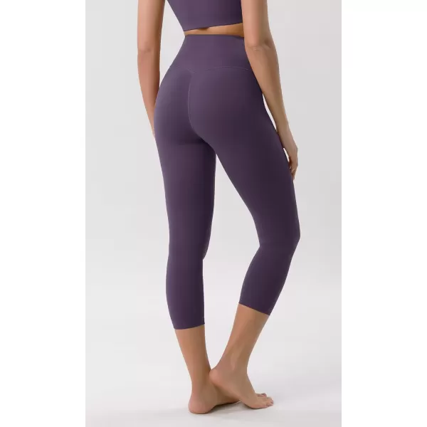 ODODOS ODCLOUD Crossover 78 Leggings with Back Pocket for Women 23quot  25quot  28quot V High Wasit Lounge Yoga PantsDark Purple