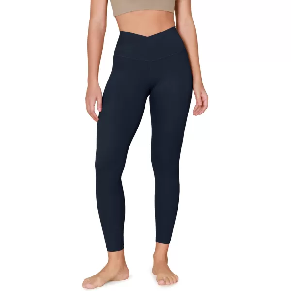 ODODOS ODCLOUD Crossover 78 Leggings with Back Pocket for Women 23quot  25quot  28quot V High Wasit Lounge Yoga PantsDeep Navy