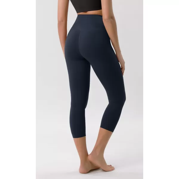 ODODOS ODCLOUD Crossover 78 Leggings with Back Pocket for Women 23quot  25quot  28quot V High Wasit Lounge Yoga PantsDeep Navy