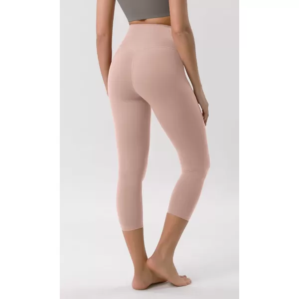 ODODOS ODCLOUD Crossover 78 Leggings with Back Pocket for Women 23quot  25quot  28quot V High Wasit Lounge Yoga PantsDusty Pink