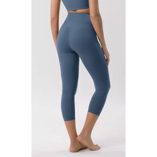 ODODOS ODCLOUD Crossover 78 Leggings with Back Pocket for Women 23quot  25quot  28quot V High Wasit Lounge Yoga PantsInk Blue