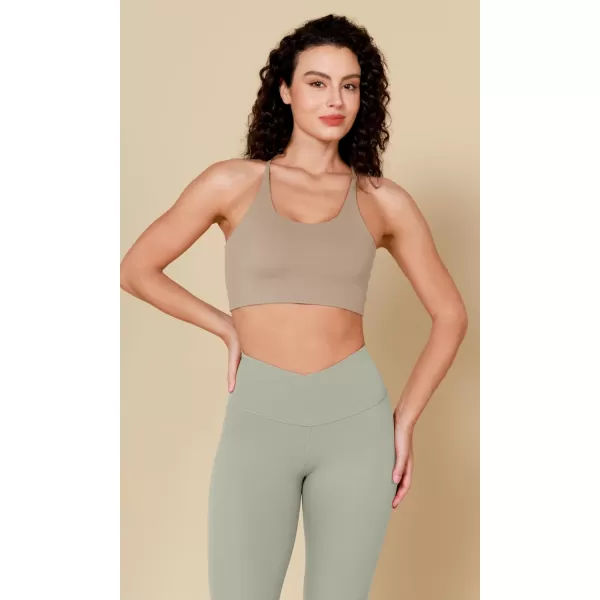ODODOS ODCLOUD Crossover 78 Leggings with Back Pocket for Women 23quot  25quot  28quot V High Wasit Lounge Yoga PantsLime Stone