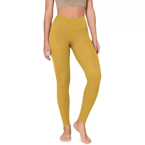 ODODOS ODCLOUD Crossover 78 Leggings with Back Pocket for Women 23quot  25quot  28quot V High Wasit Lounge Yoga PantsMango Mint