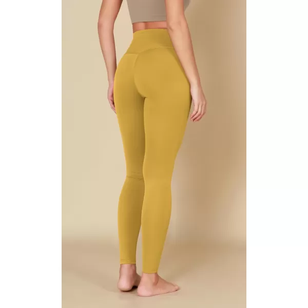 ODODOS ODCLOUD Crossover 78 Leggings with Back Pocket for Women 23quot  25quot  28quot V High Wasit Lounge Yoga PantsMango Mint