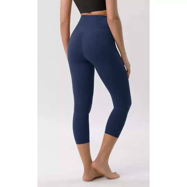 ODODOS ODCLOUD Crossover 78 Leggings with Back Pocket for Women 23quot  25quot  28quot V High Wasit Lounge Yoga PantsNavy