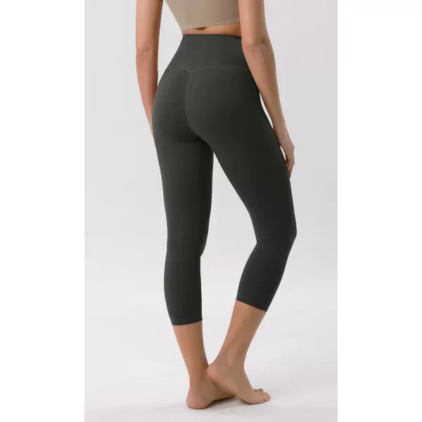 ODODOS ODCLOUD Crossover 78 Leggings with Back Pocket for Women 23quot  25quot  28quot V High Wasit Lounge Yoga PantsOnyx Black Grey