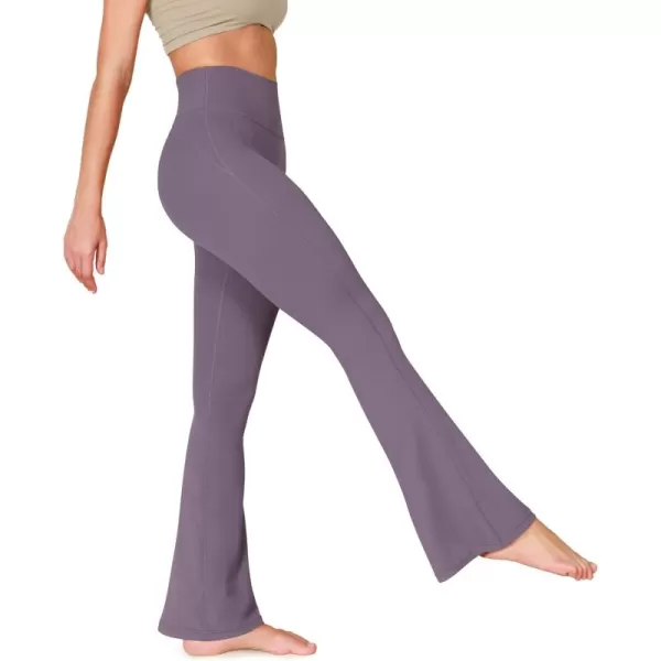 ODODOS Cloud Feeling Flared Yoga Pants with Back Pocket for Women High Waist Casual Bootleg Lounge Pants 30quot32quot InseamAsh Violet