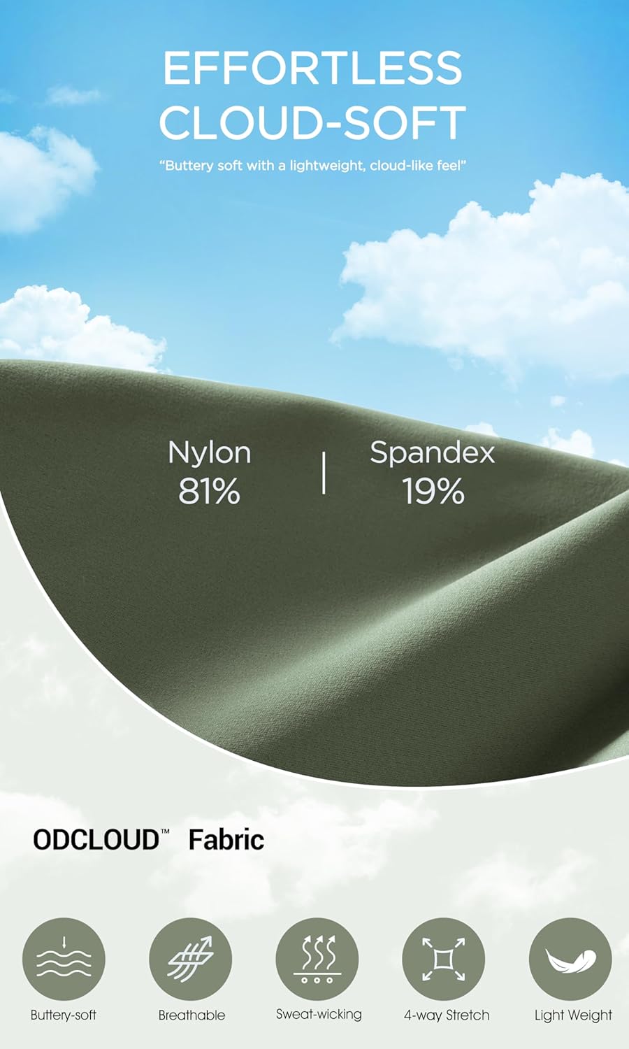 ODODOS Cloud Feeling Crossover High Waist Flared Pants for Women Bootcut Yoga Pants with Back Pocket3032quot InseamDark Olive