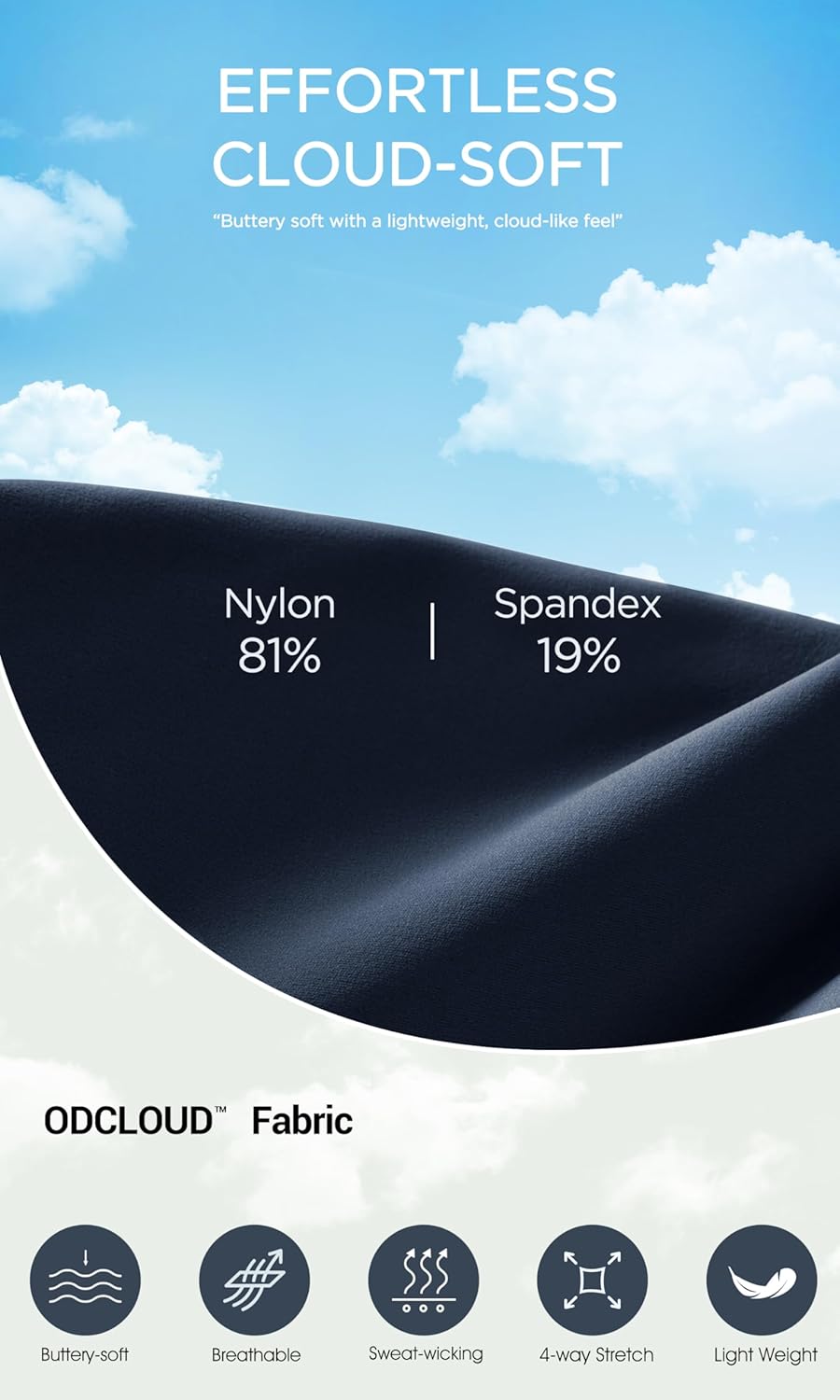 ODODOS Cloud Feeling Crossover High Waist Flared Pants for Women Bootcut Yoga Pants with Back Pocket3032quot InseamDeep Navy