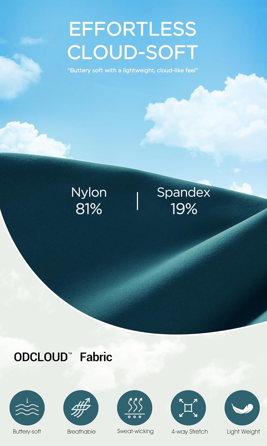ODODOS Cloud Feeling Crossover High Waist Flared Pants for Women Bootcut Yoga Pants with Back Pocket3032quot InseamForest Teal
