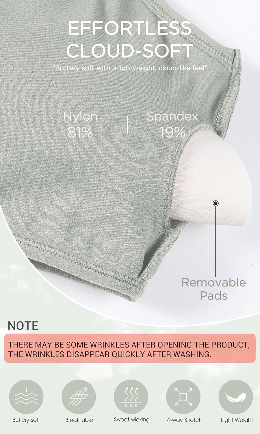ODODOS Cloud Feeling Halter Sports Bra for Women Padding Cut Out Racerback Yoga Tank TopLime Stone