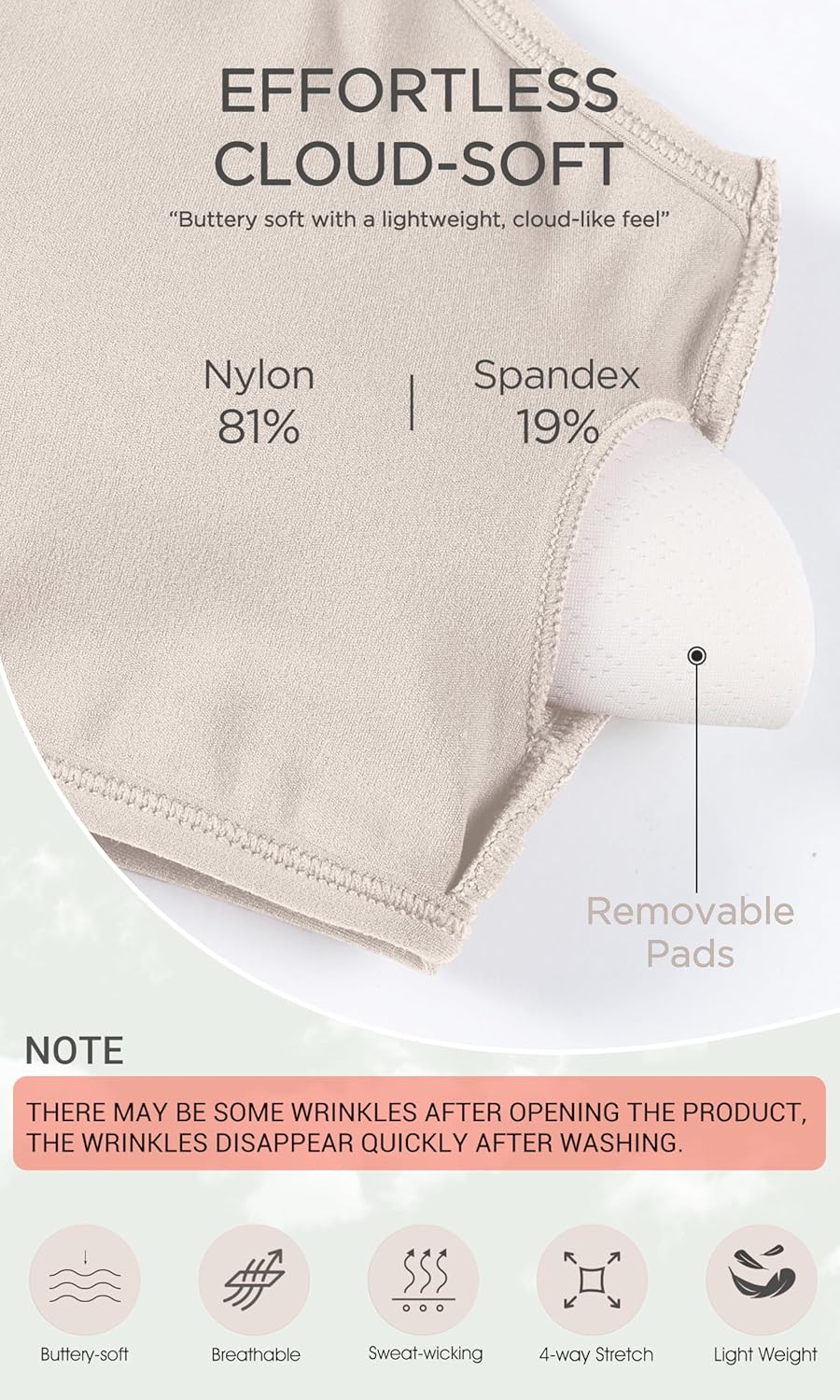ODODOS Cloud Feeling Halter Sports Bra for Women Padding Cut Out Racerback Yoga Tank TopOat Milk