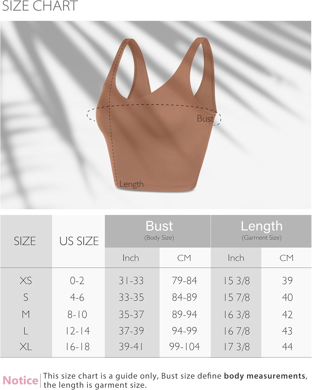 ODODOS Cloud Feeling Tank Bra for Women U Back Wirefree Longline Sports Bra Yoga Crop TopChambray
