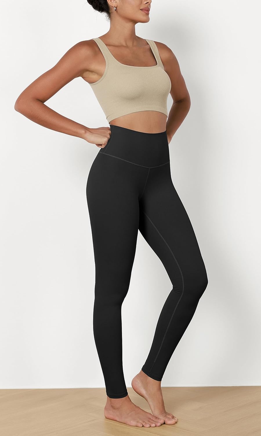ODODOS ODCLOUD 2Pack Buttery Soft Lounge Yoga Leggings for Women 23quot  25quot 28quot High Waist Yoga Pants1blackblack