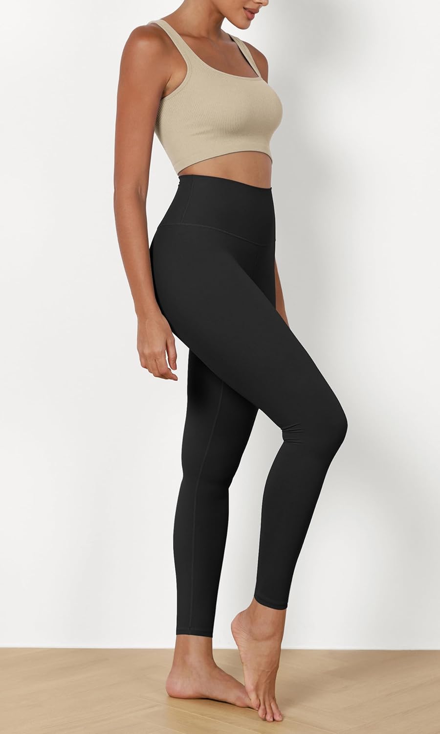 ODODOS ODCLOUD 2Pack Buttery Soft Lounge Yoga Leggings for Women 23quot  25quot 28quot High Waist Yoga Pants1blackblack