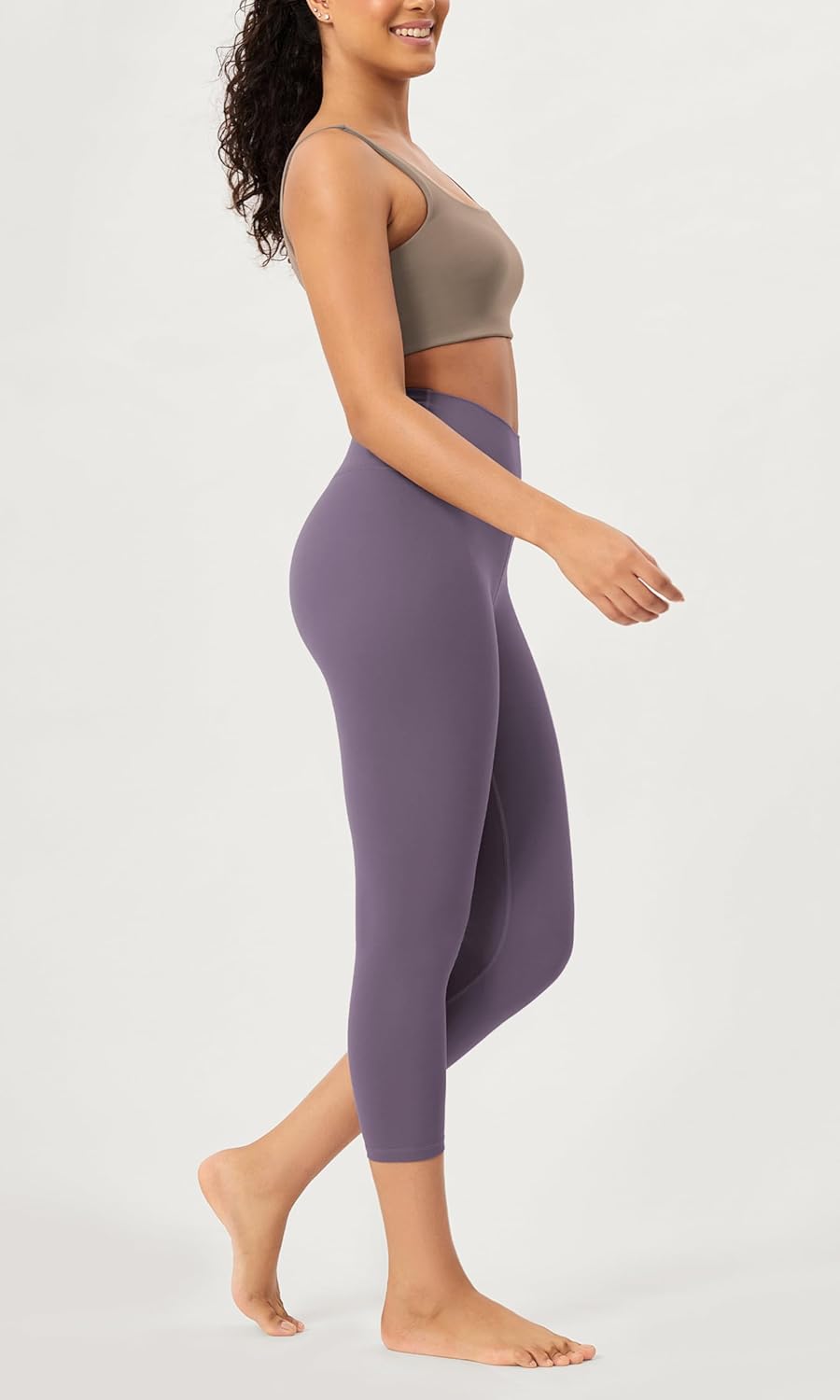 ODODOS ODCLOUD 2Pack Buttery Soft Lounge Yoga Leggings for Women 23quot  25quot 28quot High Waist Yoga PantsBlackash Violet