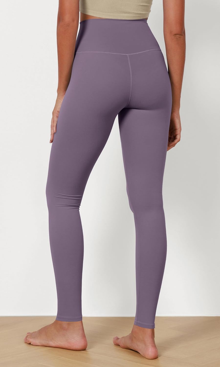 ODODOS ODCLOUD 2Pack Buttery Soft Lounge Yoga Leggings for Women 23quot  25quot 28quot High Waist Yoga PantsBlackash Violet