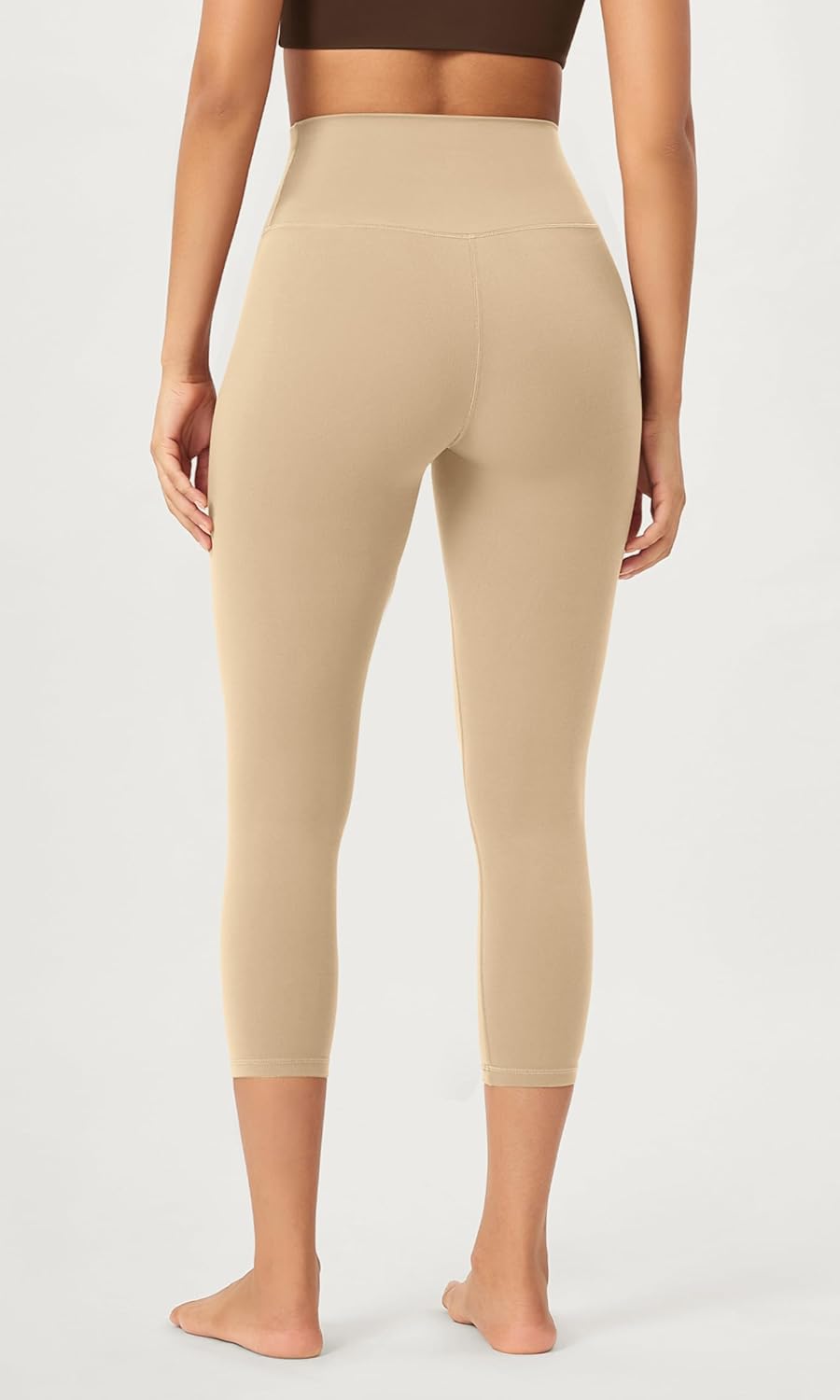 ODODOS ODCLOUD 2Pack Buttery Soft Lounge Yoga Leggings for Women 23quot  25quot 28quot High Waist Yoga PantsBlackbeige