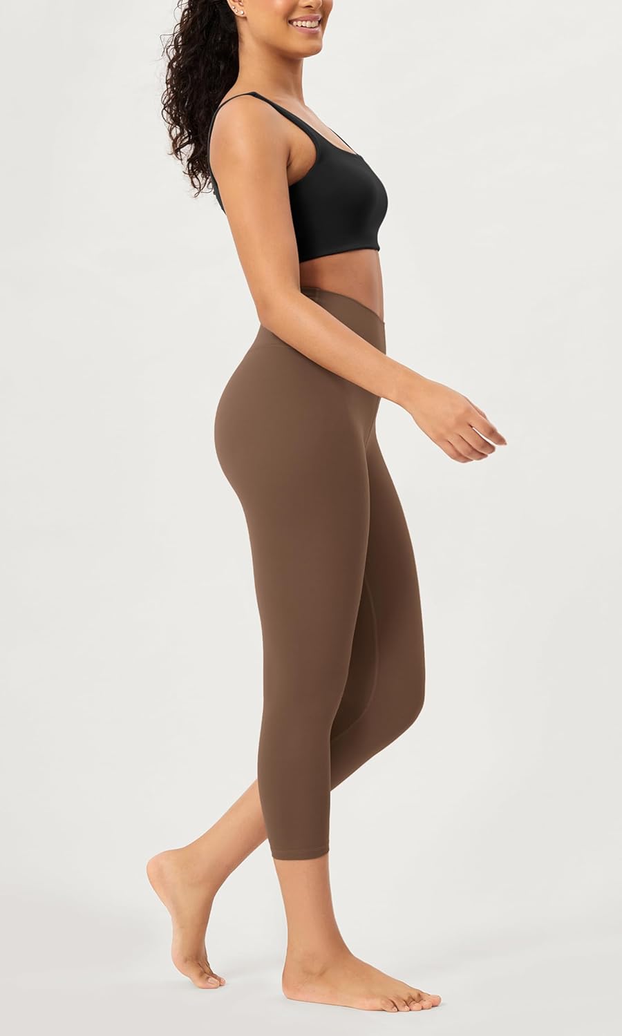ODODOS ODCLOUD 2Pack Buttery Soft Lounge Yoga Leggings for Women 23quot  25quot 28quot High Waist Yoga PantsBlackbrunette