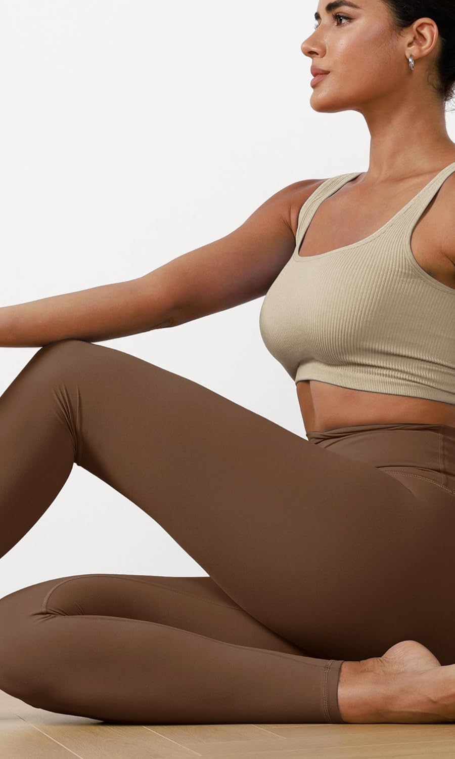 ODODOS ODCLOUD 2Pack Buttery Soft Lounge Yoga Leggings for Women 23quot  25quot 28quot High Waist Yoga PantsBlackbrunette