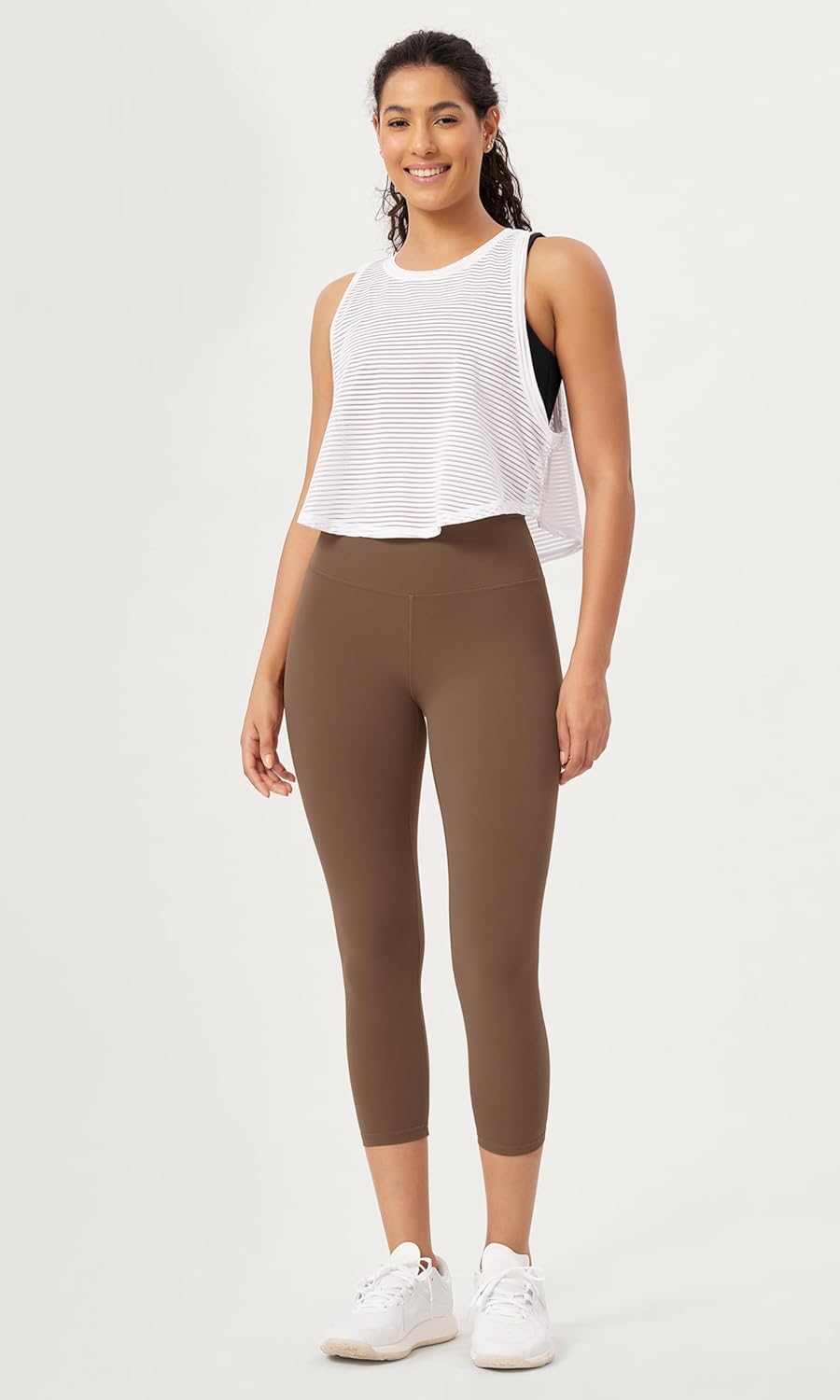 ODODOS ODCLOUD 2Pack Buttery Soft Lounge Yoga Leggings for Women 23quot  25quot 28quot High Waist Yoga PantsBlackbrunette