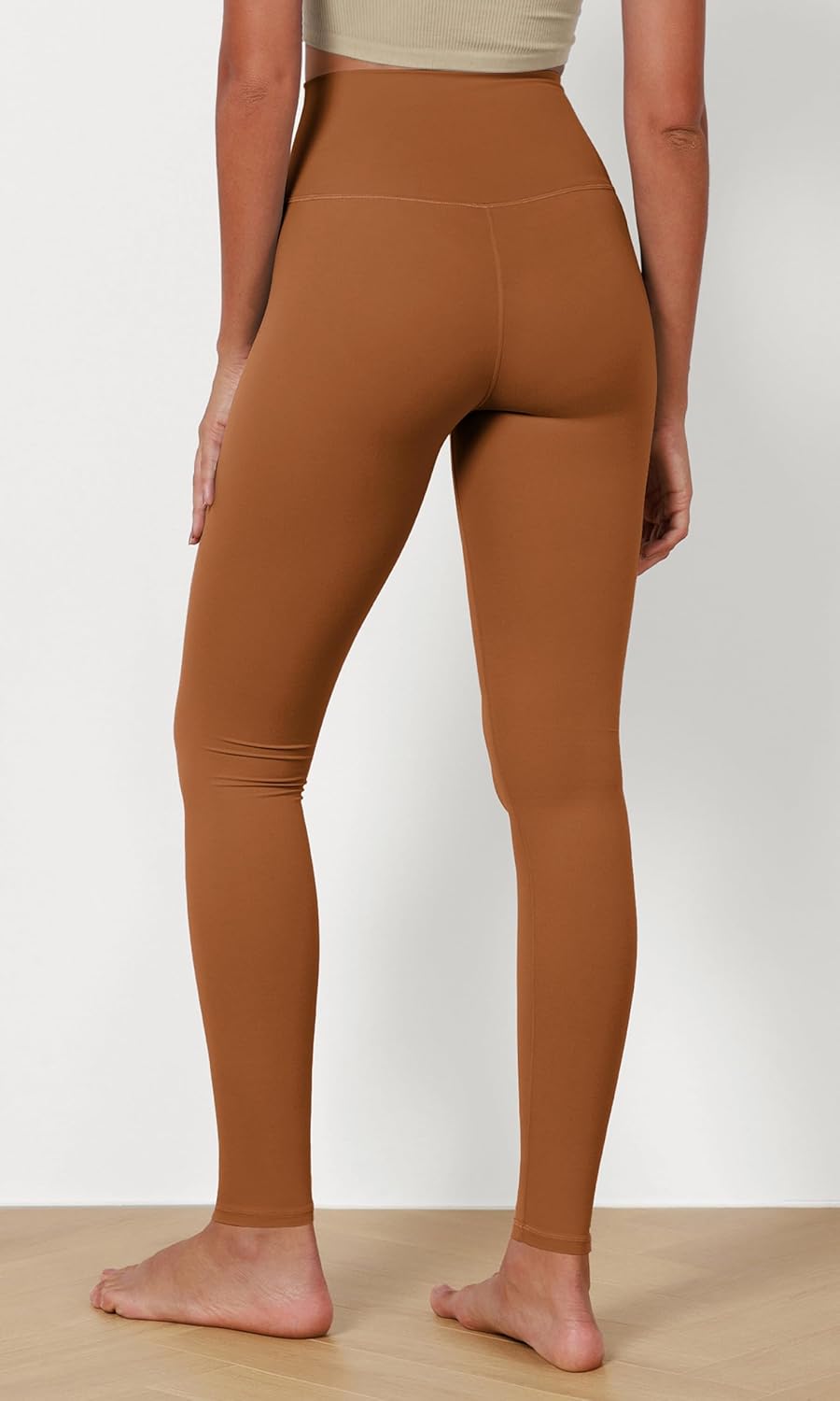 ODODOS ODCLOUD 2Pack Buttery Soft Lounge Yoga Leggings for Women 23quot  25quot 28quot High Waist Yoga PantsBlackcaramel
