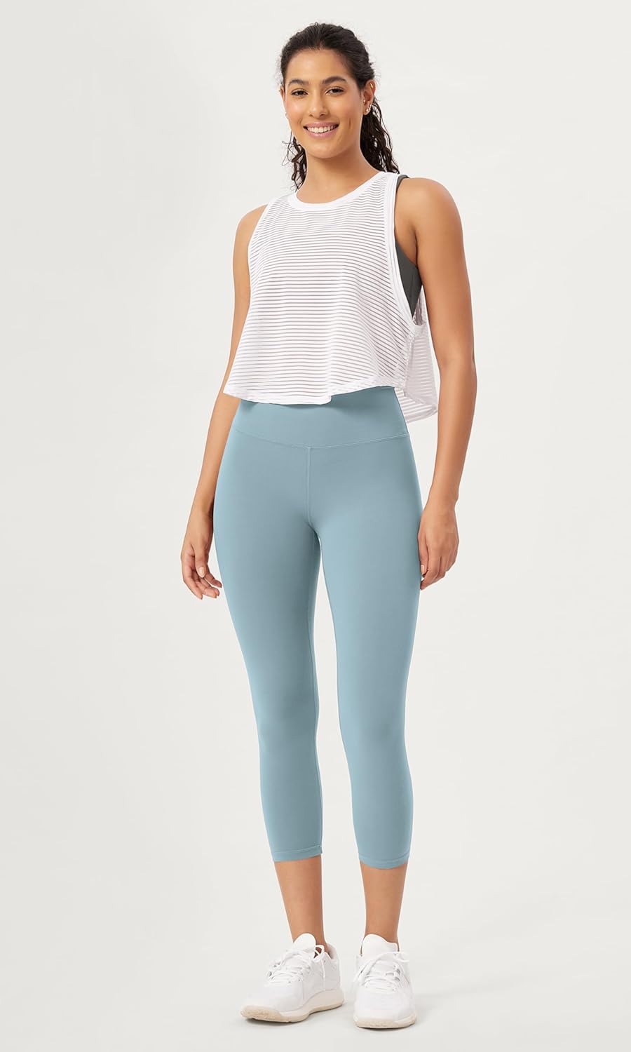 ODODOS ODCLOUD 2Pack Buttery Soft Lounge Yoga Leggings for Women 23quot  25quot 28quot High Waist Yoga PantsBlackchambray