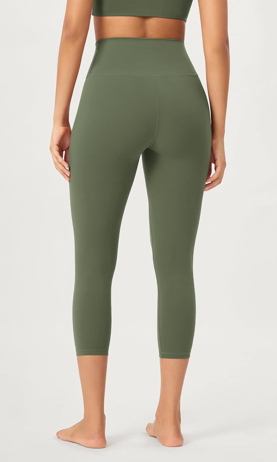 ODODOS ODCLOUD 2Pack Buttery Soft Lounge Yoga Leggings for Women 23quot  25quot 28quot High Waist Yoga PantsBlackdark Olive