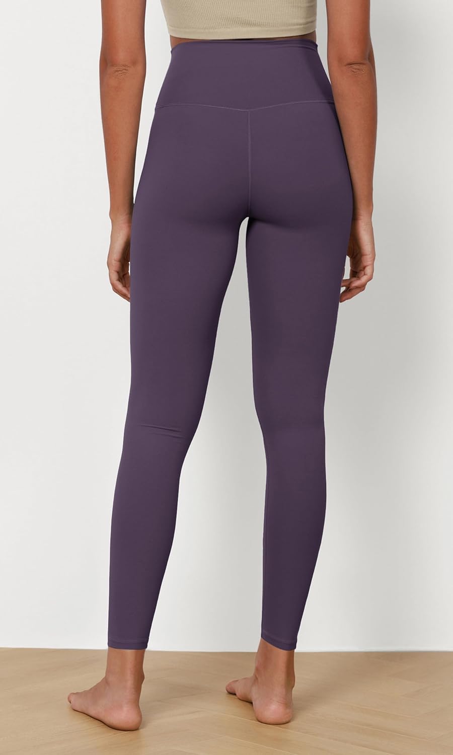 ODODOS ODCLOUD 2Pack Buttery Soft Lounge Yoga Leggings for Women 23quot  25quot 28quot High Waist Yoga PantsBlackdark Purple