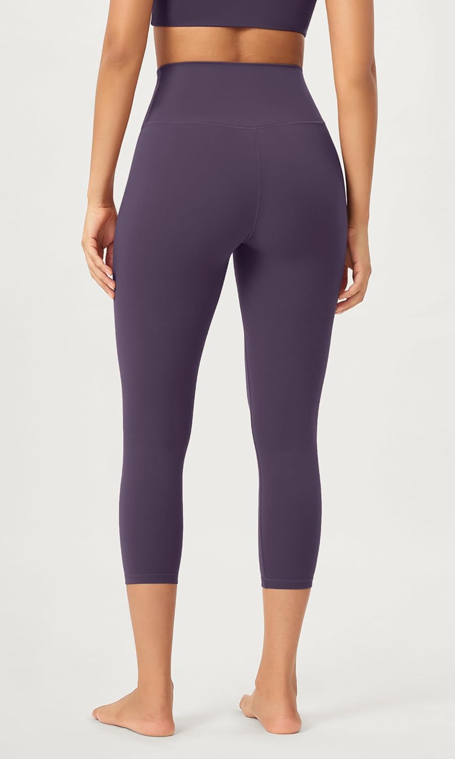 ODODOS ODCLOUD 2Pack Buttery Soft Lounge Yoga Leggings for Women 23quot  25quot 28quot High Waist Yoga PantsBlackdark Purple