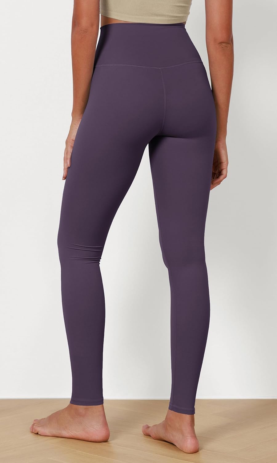 ODODOS ODCLOUD 2Pack Buttery Soft Lounge Yoga Leggings for Women 23quot  25quot 28quot High Waist Yoga PantsBlackdark Purple