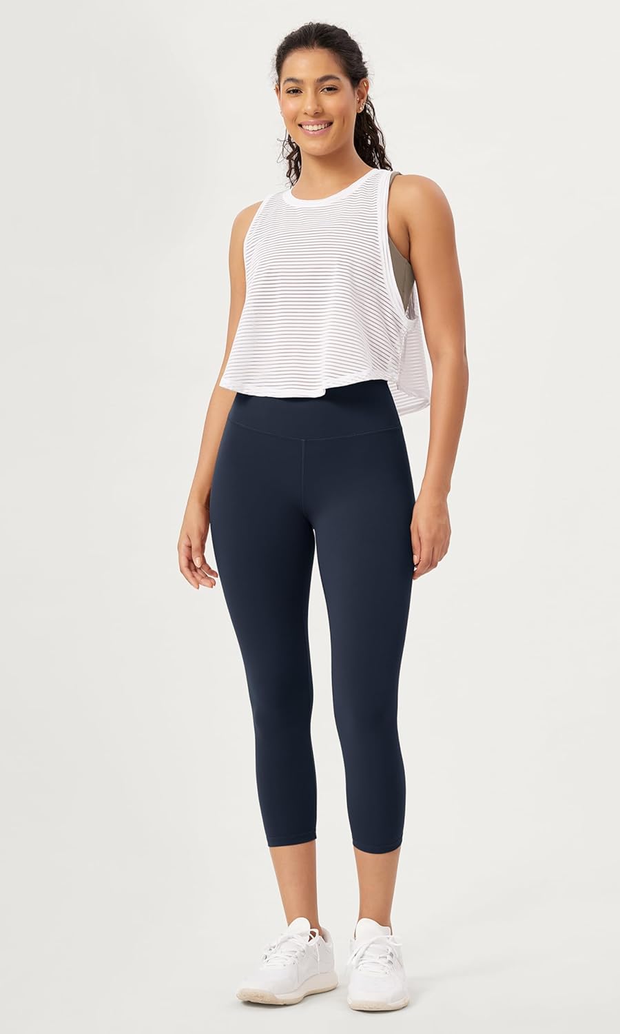 ODODOS ODCLOUD 2Pack Buttery Soft Lounge Yoga Leggings for Women 23quot  25quot 28quot High Waist Yoga PantsBlackdeep Navy