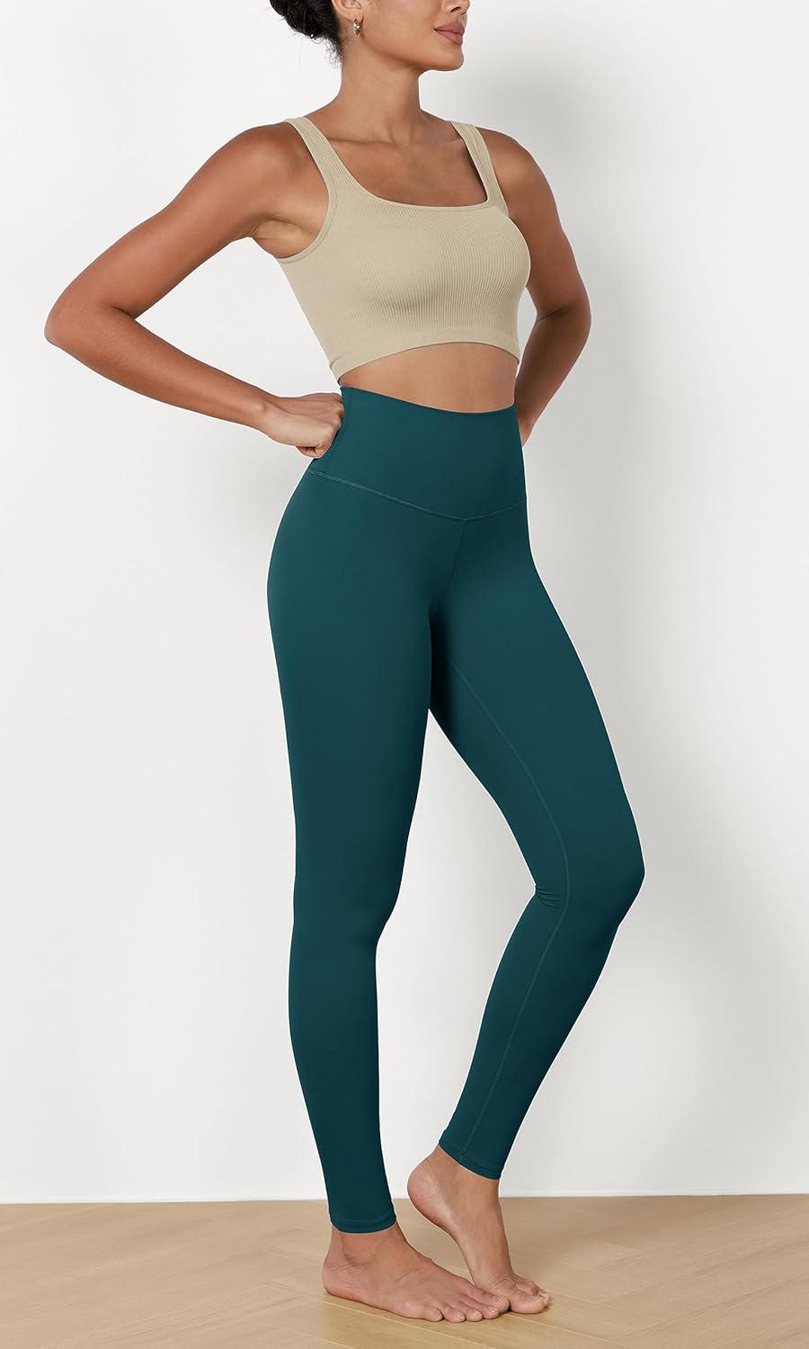 ODODOS ODCLOUD 2Pack Buttery Soft Lounge Yoga Leggings for Women 23quot  25quot 28quot High Waist Yoga PantsBlackforest Teal