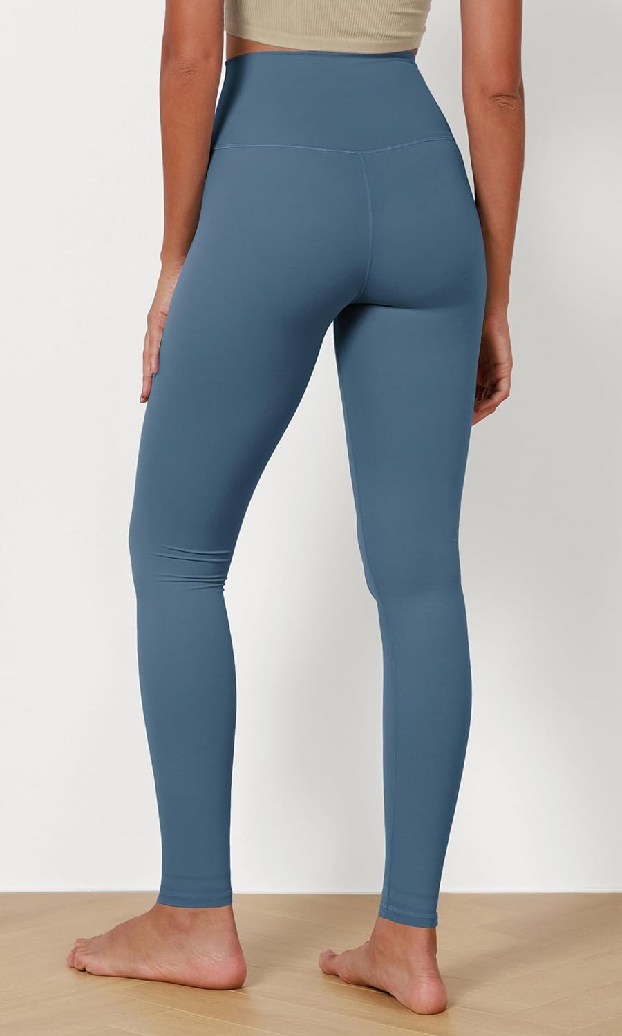ODODOS ODCLOUD 2Pack Buttery Soft Lounge Yoga Leggings for Women 23quot  25quot 28quot High Waist Yoga PantsBlackink Blue