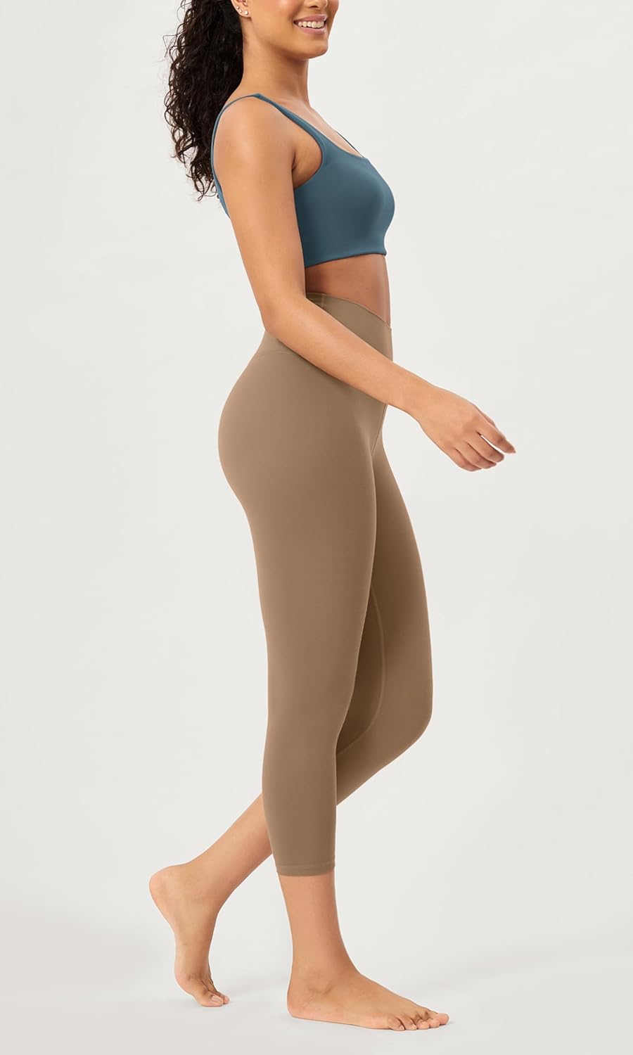 ODODOS ODCLOUD 2Pack Buttery Soft Lounge Yoga Leggings for Women 23quot  25quot 28quot High Waist Yoga PantsBlacklight Brown