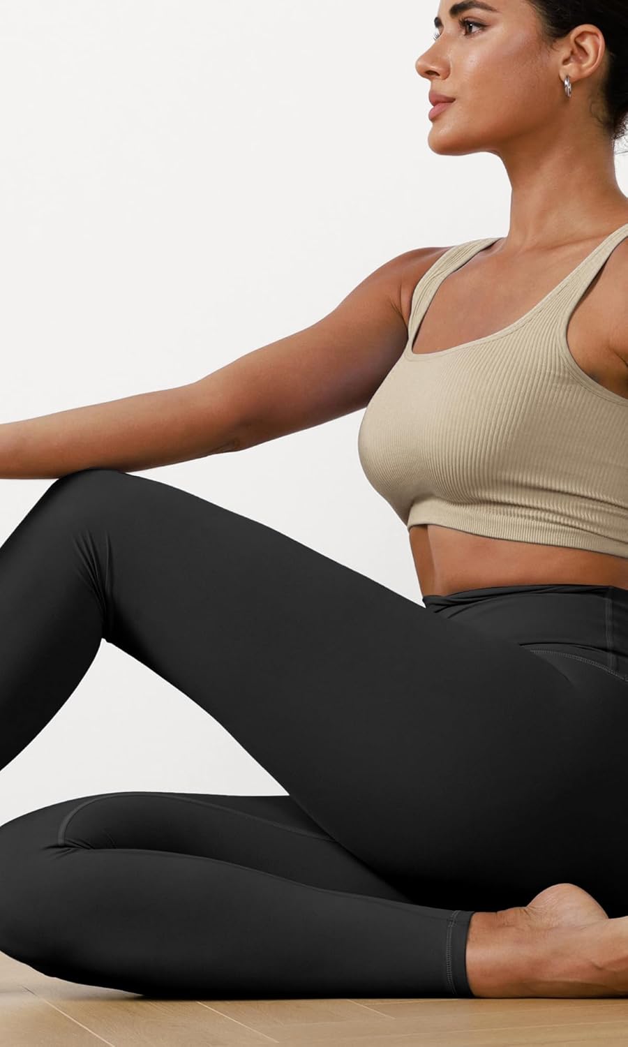 ODODOS ODCLOUD 2Pack Buttery Soft Lounge Yoga Leggings for Women 23quot  25quot 28quot High Waist Yoga PantsBlackonyx Black Grey