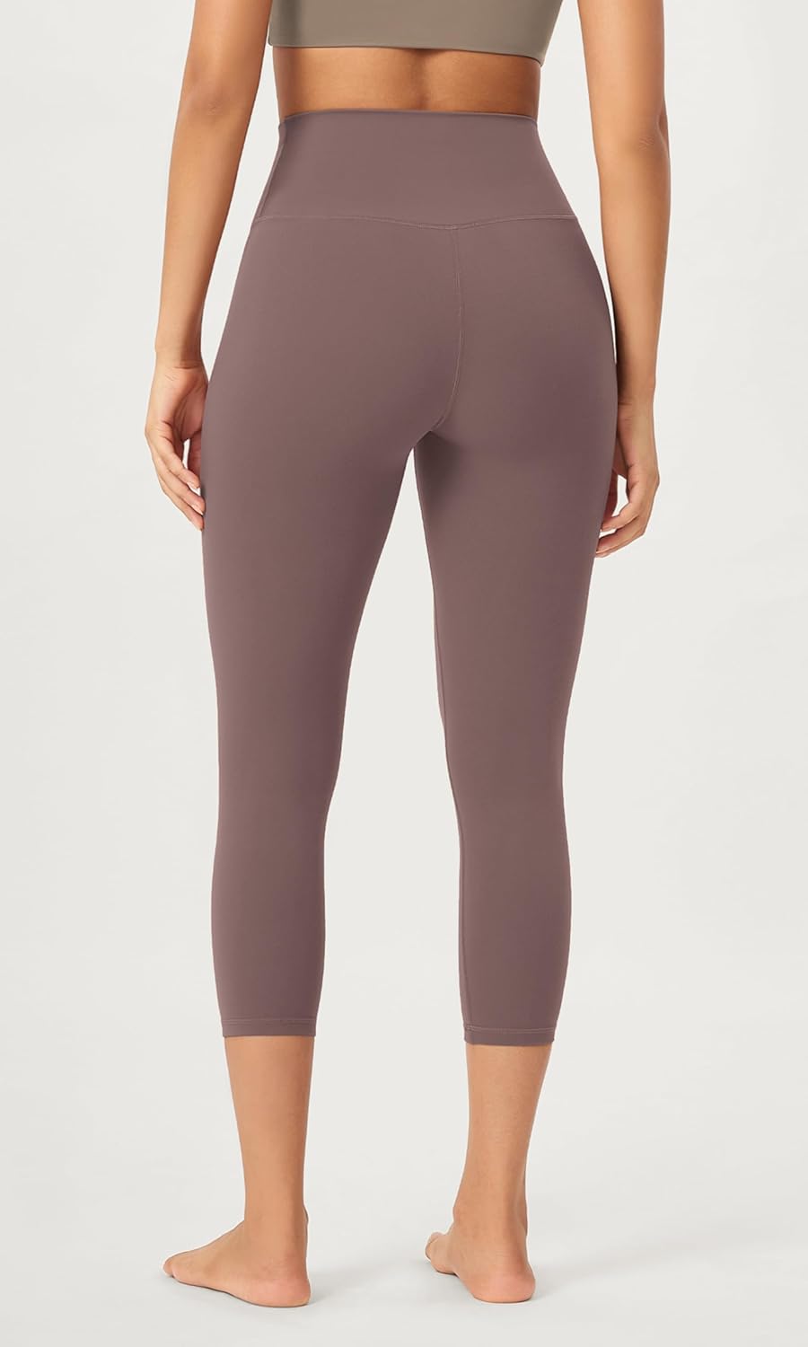 ODODOS ODCLOUD 2Pack Buttery Soft Lounge Yoga Leggings for Women 23quot  25quot 28quot High Waist Yoga PantsBlackpurple Taupe