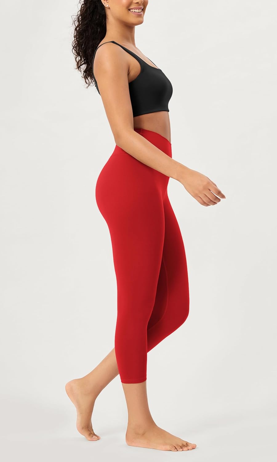 ODODOS ODCLOUD 2Pack Buttery Soft Lounge Yoga Leggings for Women 23quot  25quot 28quot High Waist Yoga PantsBlackred