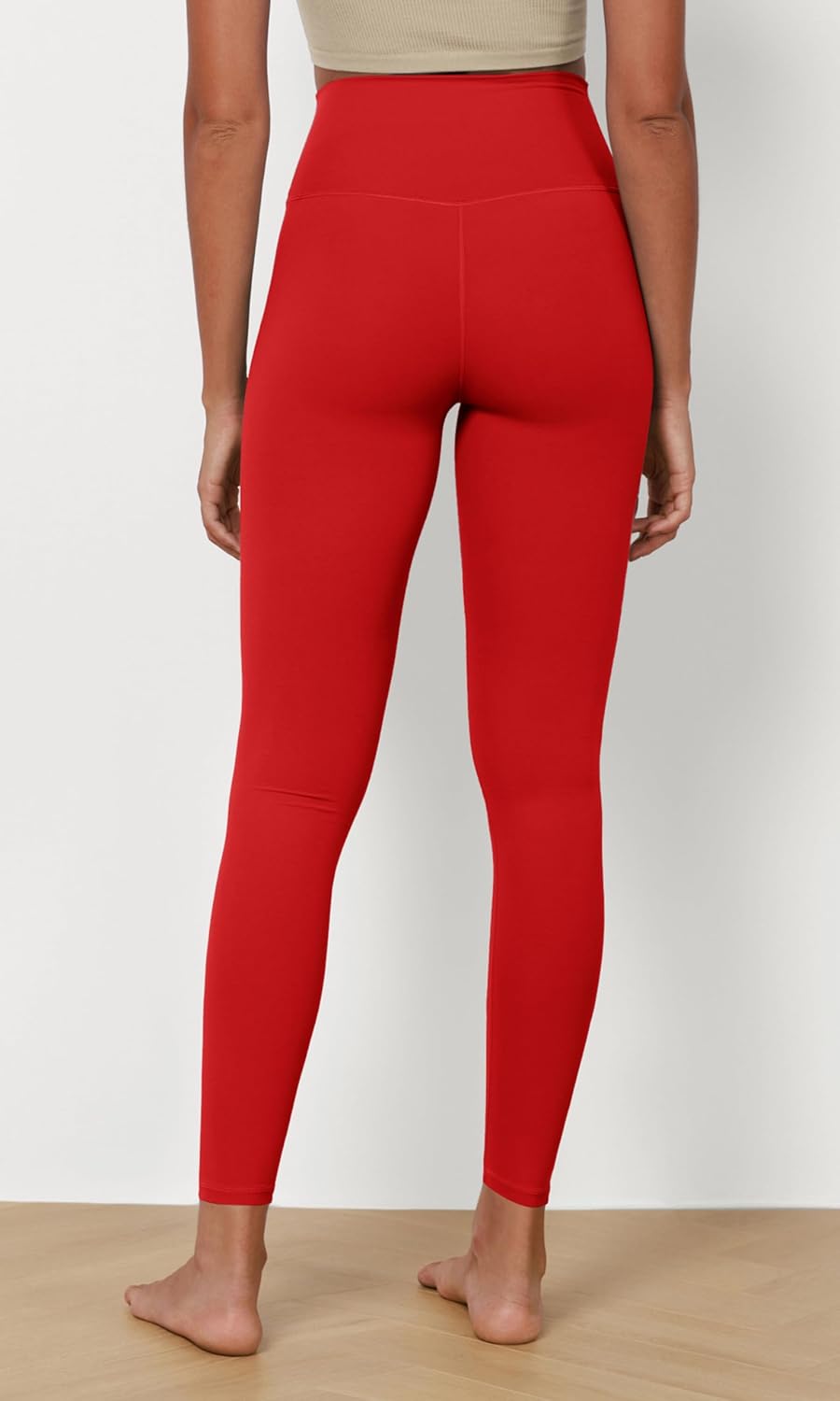 ODODOS ODCLOUD 2Pack Buttery Soft Lounge Yoga Leggings for Women 23quot  25quot 28quot High Waist Yoga PantsBlackred