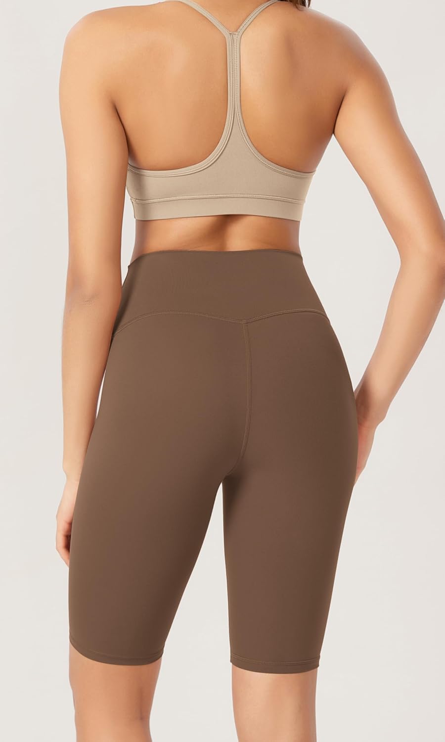 ODODOS ODCLOUD 2Pack Lounge Yoga Shorts for Women 4quot  6quot  8quot 10quot High Waist Buttery Soft Biker ShortsBlackbrunette