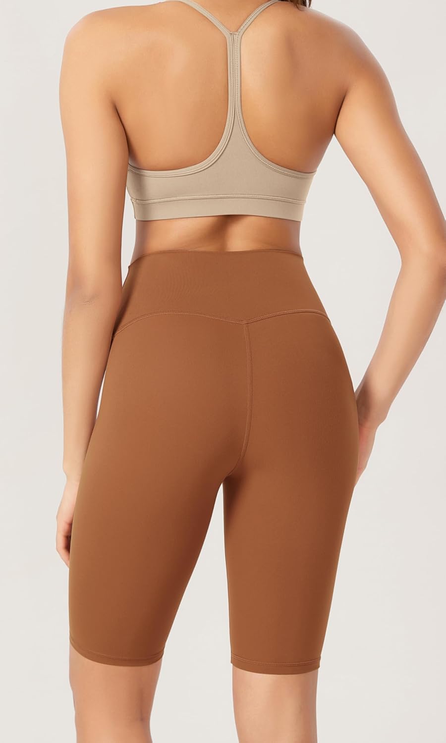 ODODOS ODCLOUD 2Pack Lounge Yoga Shorts for Women 4quot  6quot  8quot 10quot High Waist Buttery Soft Biker ShortsBlackcaramel