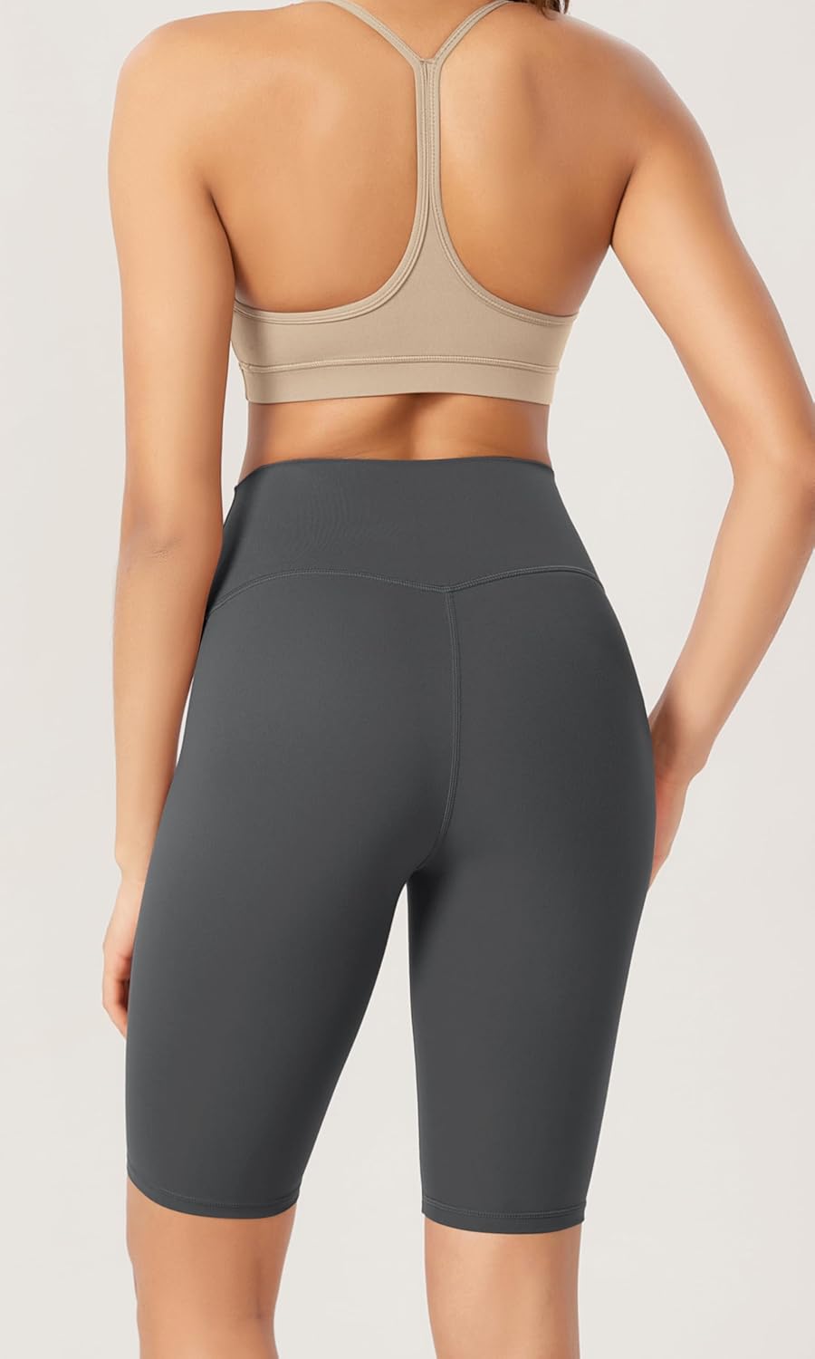 ODODOS ODCLOUD 2Pack Lounge Yoga Shorts for Women 4quot  6quot  8quot 10quot High Waist Buttery Soft Biker ShortsBlackcharcoal