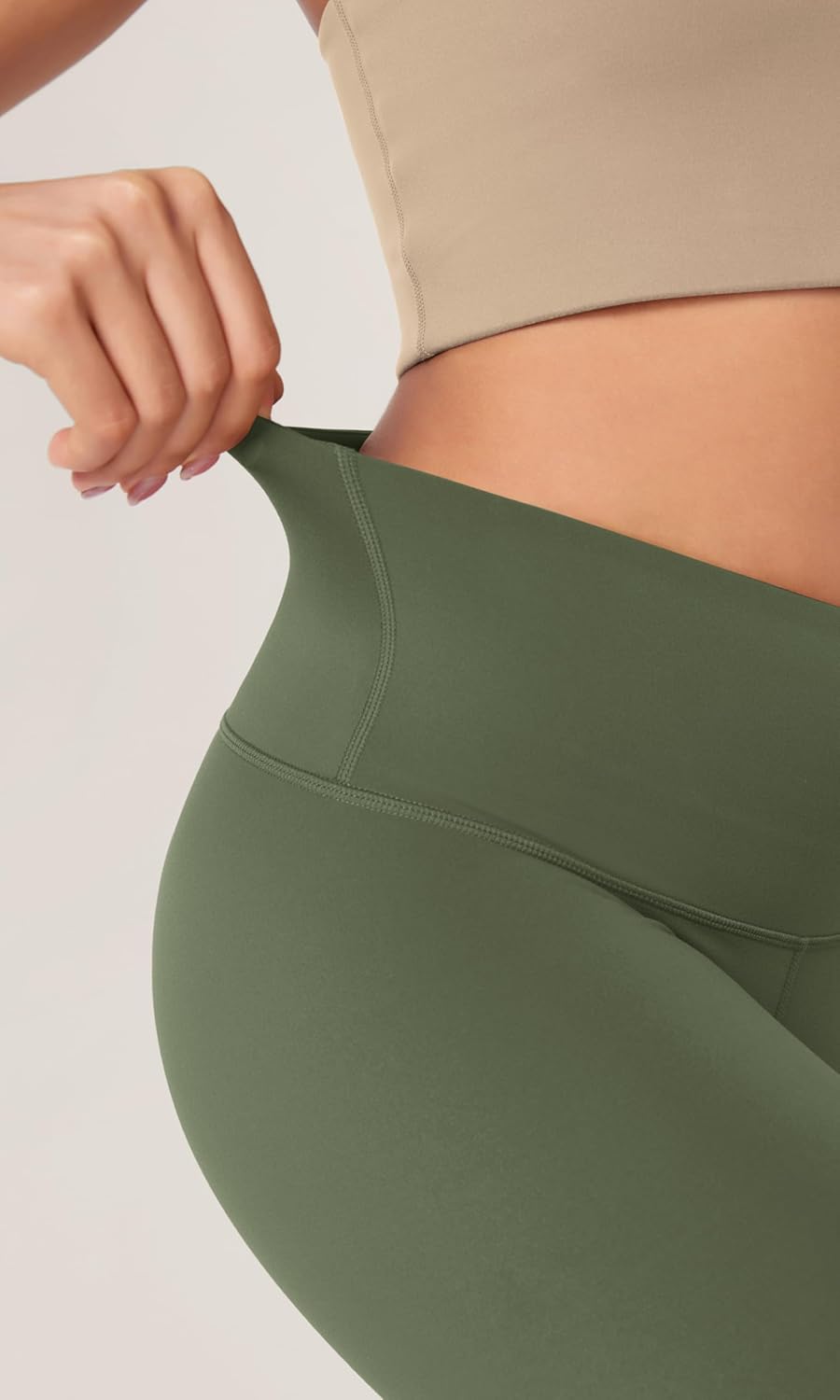 ODODOS ODCLOUD 2Pack Lounge Yoga Shorts for Women 4quot  6quot  8quot 10quot High Waist Buttery Soft Biker ShortsBlackdark Olive